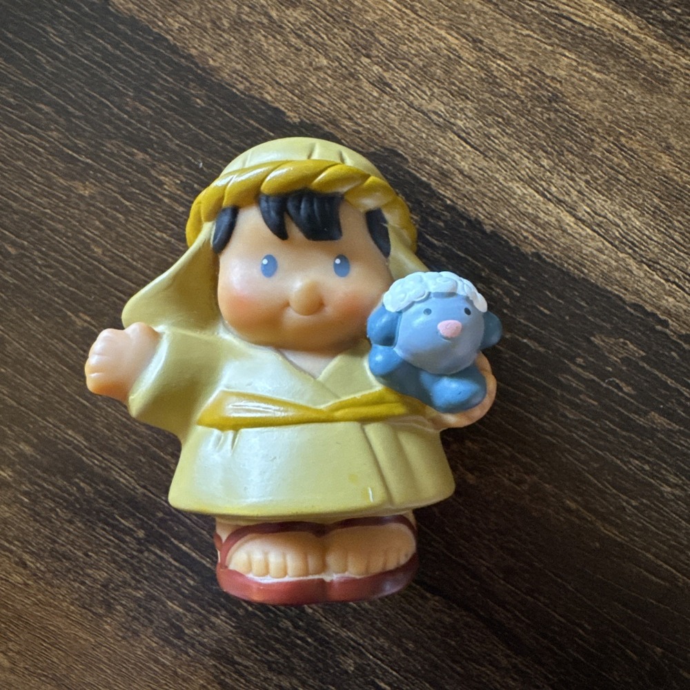 Fisher Price Little People Christmas Nativity Figure Shepherd‎ Sheep Lamb 2011